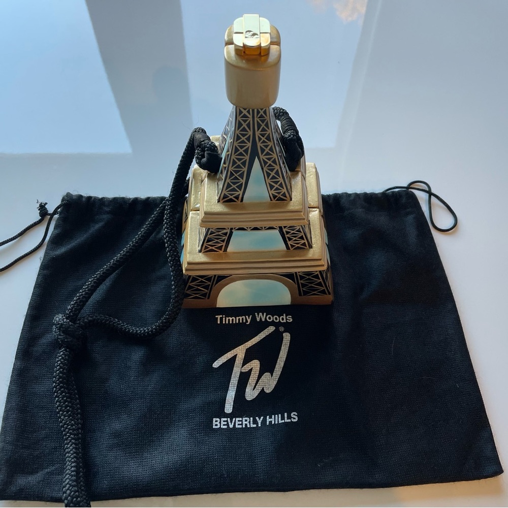 Signed Timmy Woods limited edition Eiffel Tower Bag